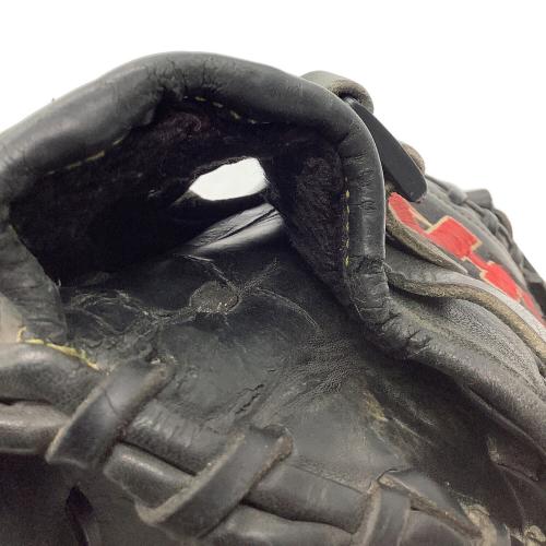 HATAKEYAMA (ハタケヤマ) 硬式グローブ ブラック キャッチャーミット 少年用 TH-JS2B