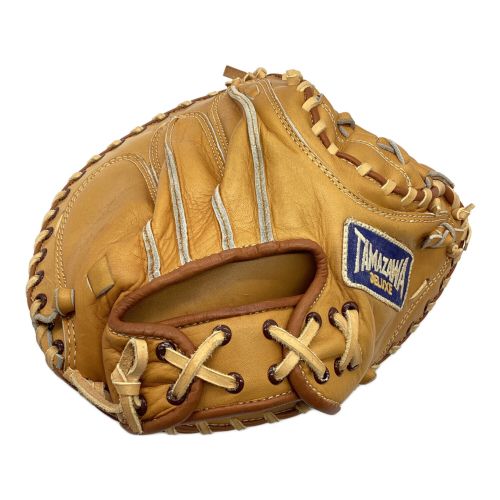 TAMAZAWA (タマザワ) 硬式グローブ イエロー DELUXE キャッチャーミット