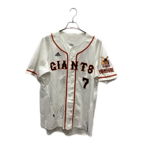 読売ジャイアンツ (ヨミウリジャイアンツ) 応援グッズ ホワイト 長野【7】 サイン証明無し adidas ユニフォーム レプリカ