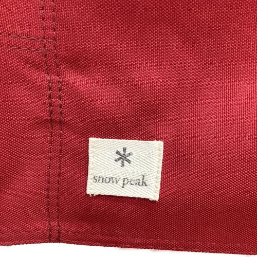 Snow peak (スノーピーク) アウトドアチェア レッド FDチェアワイド