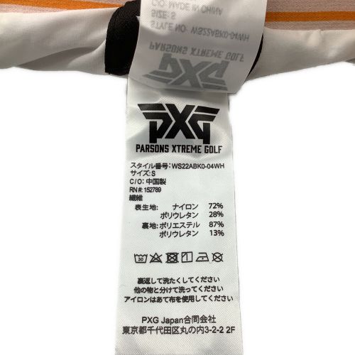 PXG (ピーエックスジー) ゴルフウェア(スカート) レディース SIZE S オレンジ×ホワイト WS22ABK0-04WH