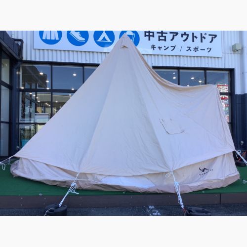 TOMOUNT (トゥーマウント) モノポールテント ベルテント 約500×500×300(h)cm 6～8人用 TC素材