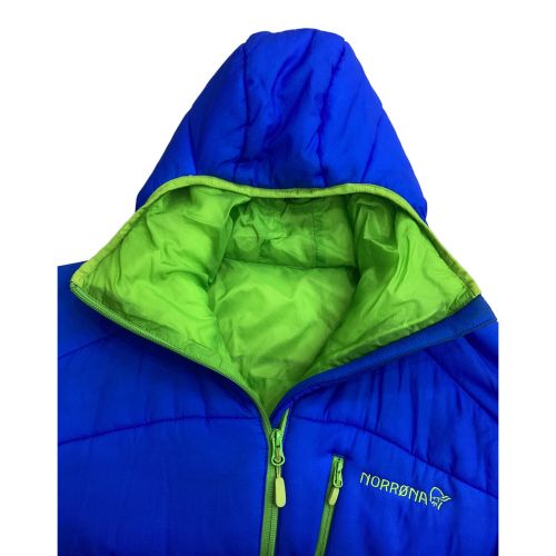 norrona (ノローナ) トレッキングウェア(ジャケット) メンズ SIZE M ブルー×グリーン 5140-12 ロフォテンプリマロフト100ジャケット