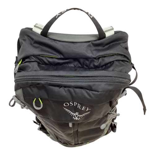 OSPREY (オスプレー) バックパック 24L ブラック ストラトス 24 背面長 51cm以上 21-30L(日帰り)