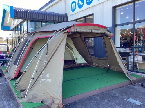 Snow peak (スノーピーク) ツールームテント 2019年製 TP-671R ランドロック 約625×405×205(h)cm 3～5人用
