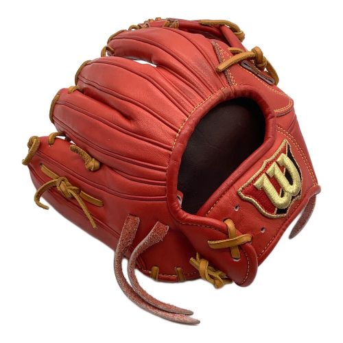 Wilson (ウィルソン) 軟式グローブ レッド 内野用 RWUD6T