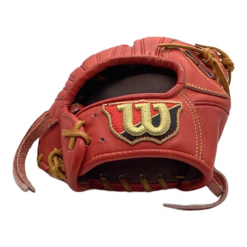 Wilson (ウィルソン) 軟式グローブ レッド 内野用 RWUD6T