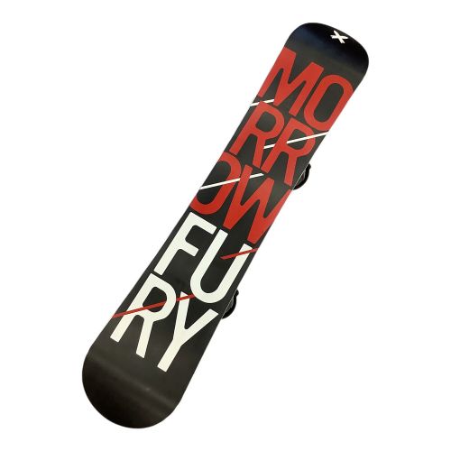 MORROW (モロー・パリ) スノーボード 163cm WIDE ブラック ロッカー FURY ビンディング(K2 LINE UP)付