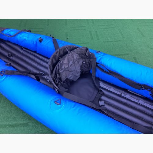 PlusGain インフレータブルカヤック 2人用 ブルー程度B
