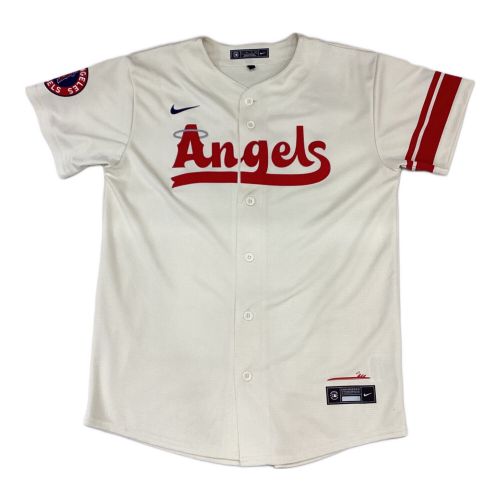 ロサンゼルス・エンゼルス 応援グッズ Lサイズ アイボリー NIKE ゲームシャツ【17】大谷翔平 ユニフォーム MLBCJ4TH23