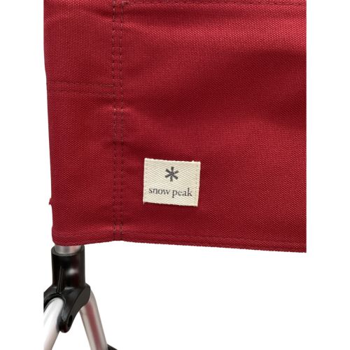 Snow peak (スノーピーク) アウトドアチェア レッド LV-077RD FDチェアワイド RD
