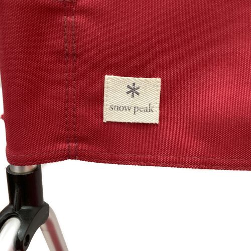 Snow peak (スノーピーク) アウトドアチェア レッド LV-077RD FDチェアワイド RD