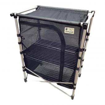 Snow peak (スノーピーク) システムラック ブラック 廃盤品 ネットラックスタンド