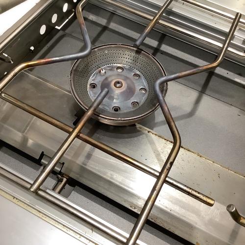 Snow peak (スノーピーク) ツインガスバーナー ギガパワー ツーバーナースタンダード PSLPGマーク有 GS-220 2005年製 使用燃料【OD缶】