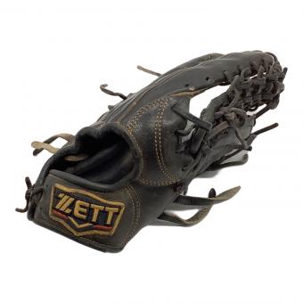 ZETT (ゼット) 軟式グローブ ブラック PROSTATUS 外野用 BPG 177