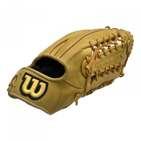 Wilson 軟式 外野用 イエロー 使用少なめ Wilson (ウィルソン) 軟式グローブ イエロー A1000J 外野用 RG717L