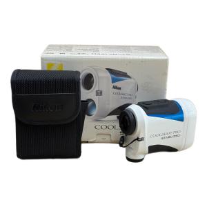 Nikon (ニコン) ゴルフ距離測定器 ケース・取扱説明書付 ホワイト COOLSHOT PRO STABILIZED