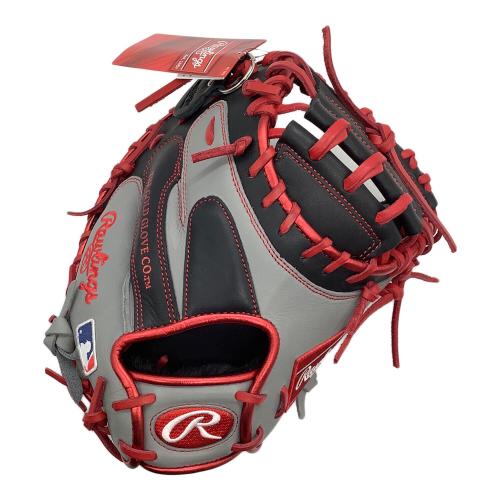 RAWLINGS (ローリングス) 軟式グローブ 33インチ レッド×グレー×ブラック HOH MBL カラー キャッチャーミット GR4HM2AC