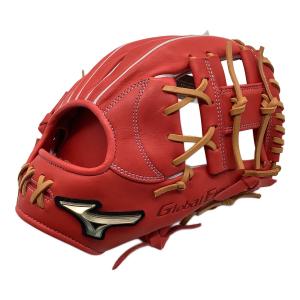 MIZUNO 軟式グローブ 9 レッド グローバルエリート 内野用 1AJGR31703