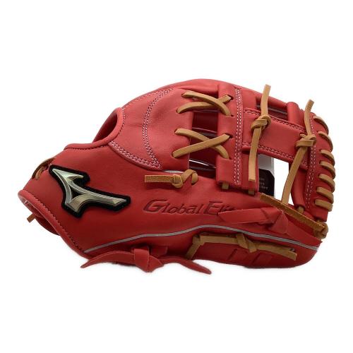 MIZUNO 軟式グローブ 9 レッド グローバルエリート 内野用 1AJGR31703