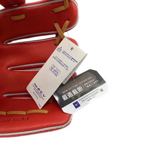 MIZUNO 軟式グローブ 9 レッド グローバルエリート 内野用 1AJGR31703