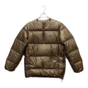 NANGA (ナンガ) トレッキングウェア(ジャケット) メンズ SIZE L ゴールド ハーフジップ GL-02E マウンテンロッジダウンクルーネック