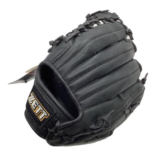 ZETT (ゼット) 軟式グローブ ブラック オールラウンド用 左投げ用 少年用 BJGA72530