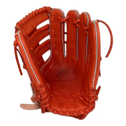 MAX GROVE 軟式グローブ オレンジ スペシャルオーダー @ 外野用