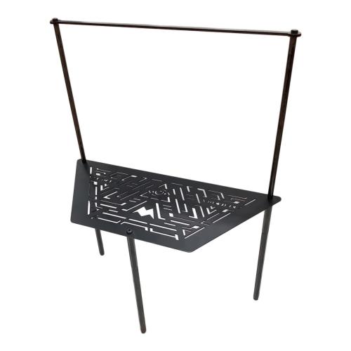 DEVISE WORKS (デバイスワークス) アウトドアテーブル ブラック ANCAM メタヘキテ ハーフ