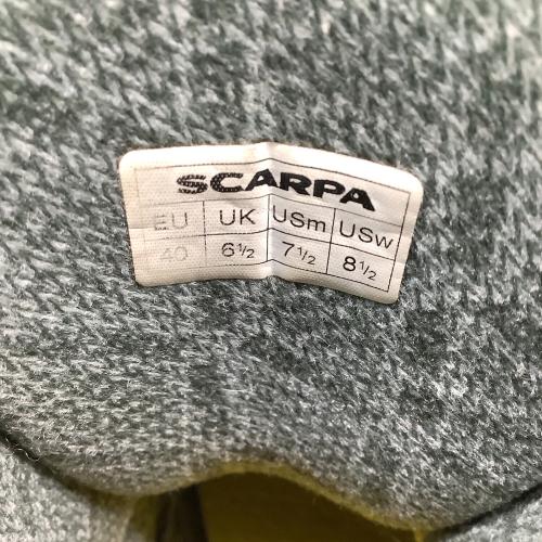 SCARPA (スカルパ) トレッキングシューズ メンズ SIZE 26.5cm イエロー CHARMOZ ハイカット(ハードソール) GORE-TEX