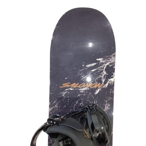 SALOMON (サロモン) スノーボード 150cm ブラック 4X4 キャンバー PROSPECT HYBRID ビンディング付 (SALOMON)