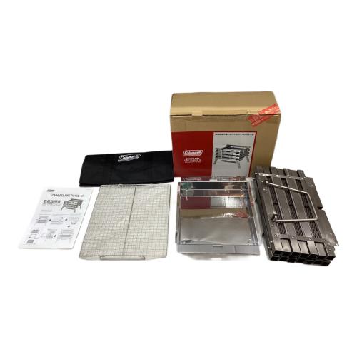 Coleman ステンレスファイアープレイス 170‑9198（箱あり・未使用） 楽天市場】コールマン Coleman ステンレスファイアープレイス3