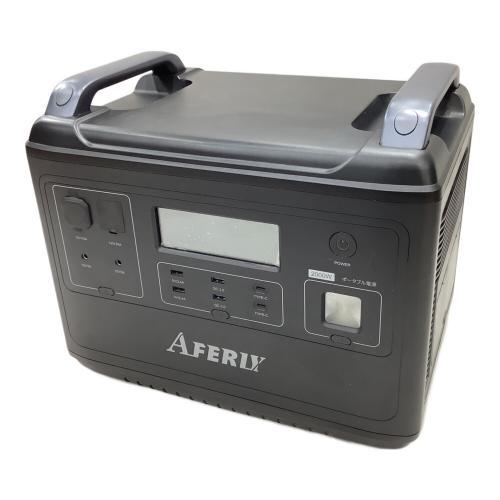 AFERIY（アフェリー） ポータブル電源 ブラック 動作確認済み 2001A 1997Wh 2000W