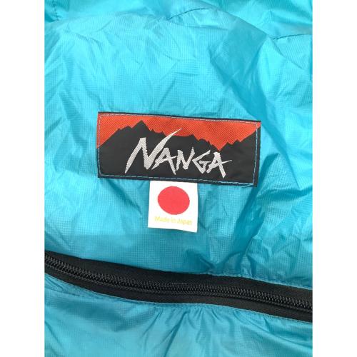 NANGA (ナンガ) マミー型シュラフ(ダウン) ターコイズ/イエロー 別注キッズ用オーロラライト480 【冬用】 身長135cmまで
