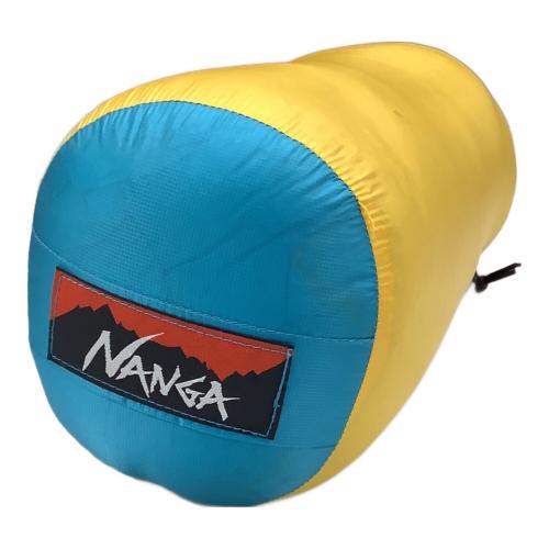 NANGA (ナンガ) マミー型シュラフ(ダウン) ターコイズ/イエロー 別注キッズ用オーロラライト480 【冬用】 身長135cmまで
