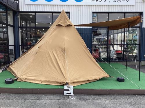 WAQ (ワック) モノポールテント ヨゴレ・色落ち箇所有 Alpha TC/FT ファミリーテント