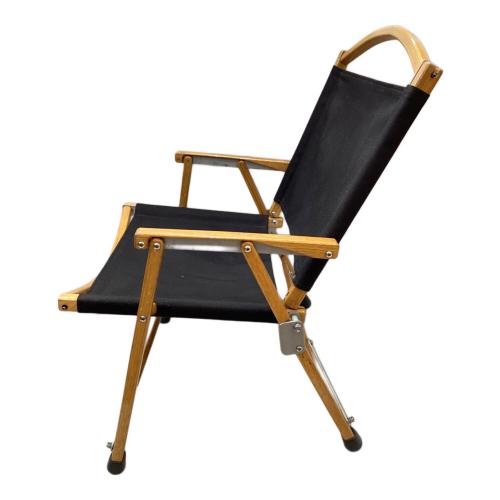 Kermit chair (カーミットチェア) アウトドアチェア オーク USA製 座面小穴有 ブラック カーミットチェア