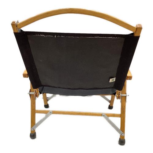 Kermit chair (カーミットチェア) アウトドアチェア オーク USA製 座面小穴有 ブラック カーミットチェア