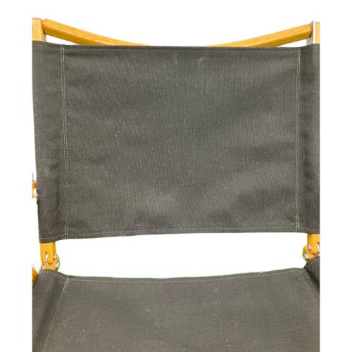 Kermit chair (カーミットチェア) アウトドアチェア オーク USA製 座面小穴有 ブラック カーミットチェア