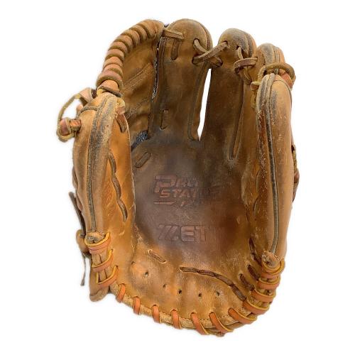 ZETT (ゼット) 硬式グローブ オレンジ 特別仕様 佐藤作 ケース付 PRO STATUS A21 内野用 BPG44