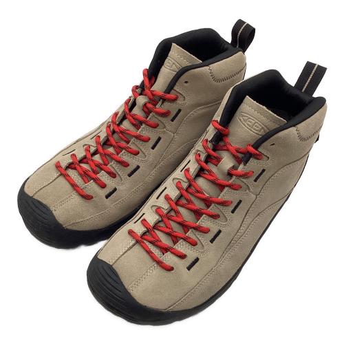 KEEN (キーン) アウトドアブーツ メンズ SIZE 27cm ベージュ 1027885 ジャスパー ミッド ウォータープルーフ
