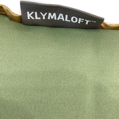 KLYMIT (クライミット) インフレータブルマット グリーン×グレー 約183×58cm Klymaloft Sleeping Pad Regular
