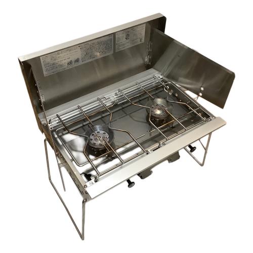 Snow peak (スノーピーク) ツインガスバーナー ギガパワーツーバーナー 液出し PSLPGマーク有 GS-230 2018年11月製 使用燃料【OD缶】