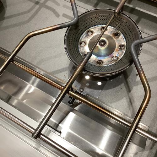 Snow peak (スノーピーク) ツインガスバーナー ギガパワーツーバーナー 液出し PSLPGマーク有 GS-230 2018年11月製 使用燃料【OD缶】