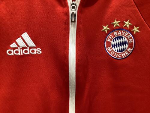 バイエルンミュンヘン サッカーウェア(トップス) メンズ SIZE M レッド adidas 16-17 アンセムジャケット AP1656
