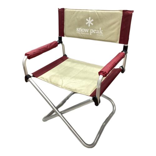 Snow peak (スノーピーク) アウトドアチェア レッド パッドインチェア