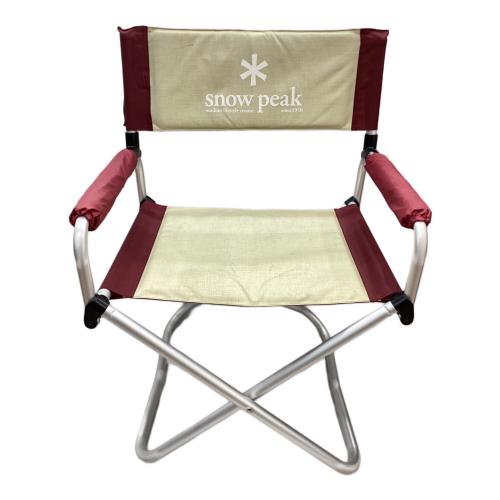 Snow peak (スノーピーク) アウトドアチェア レッド パッドインチェア