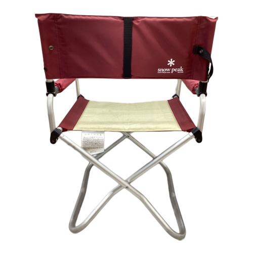 Snow peak (スノーピーク) アウトドアチェア レッド パッドインチェア