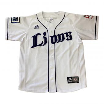 埼玉西武ライオンズ (サイタマセイブライオンズ) 応援グッズ SIZE M ホワイト Majestic 2016-17ホーム【6】源田壮亮 ユニフォーム レプリカ