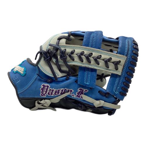 久保田スラッガー 軟式グローブ ブルー ケース付 Special Order 内野用